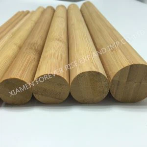 बांस की लकड़ी की डौवेल छड़ें और पोल