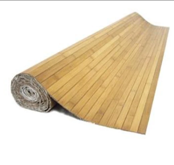 Bamboo Mat With Skin Woven As Wainscot Wall And Ceiling Covering.